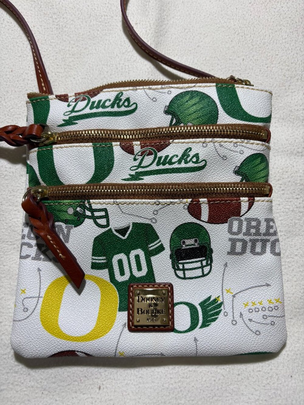 Dooney & Bourke, University of Oregon Crossbody.  Go Ducks!
